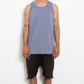 Men's Grey Sleeveless Basic Tank T-Shirt