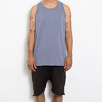 Men's Grey Sleeveless Basic Tank T-Shirt