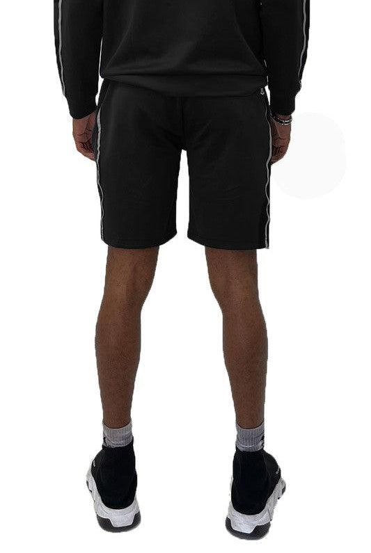 Men's Shorts Taped Striped Shorts Mens Activewear