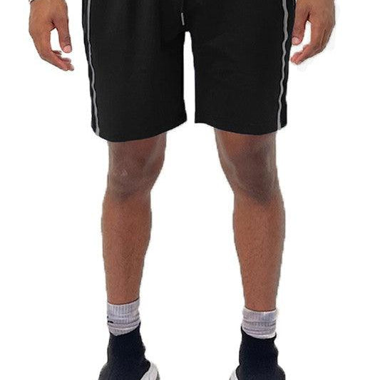 Men's Shorts Taped Striped Shorts Mens Activewear