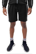 Taped Striped Shorts Mens Activewear - VacationGrabs