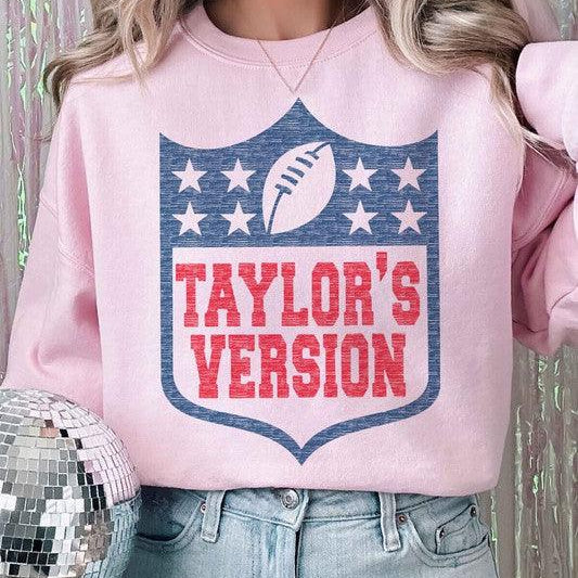 Women's Sweatshirts & Hoodies Taylors Version Football Graphic Sweatshirt
