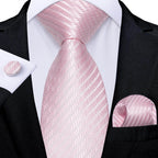 Luxury teal blue paisley necktie styled with matching cufflinks for elegant men's accessories