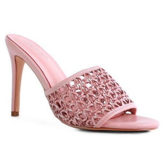 Women's Shoes - Sandals Tease Woven Heeled Slides