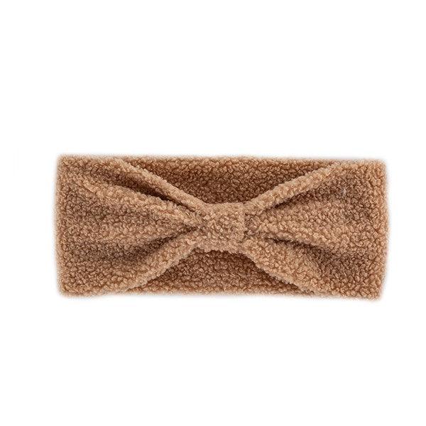 Women's Accessories - Hair Teddy Bear Knit Headband