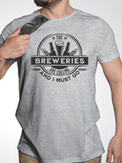 Men's Shirts - Tee's The Breweries are Calling Crew Neck Softstyle Tee Shirt