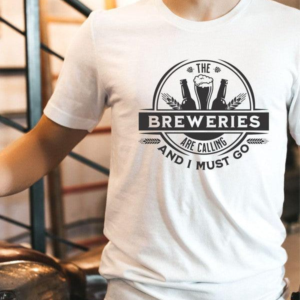 Men's Shirts - Tee's The Breweries are Calling Crewneck Softstyle Tee