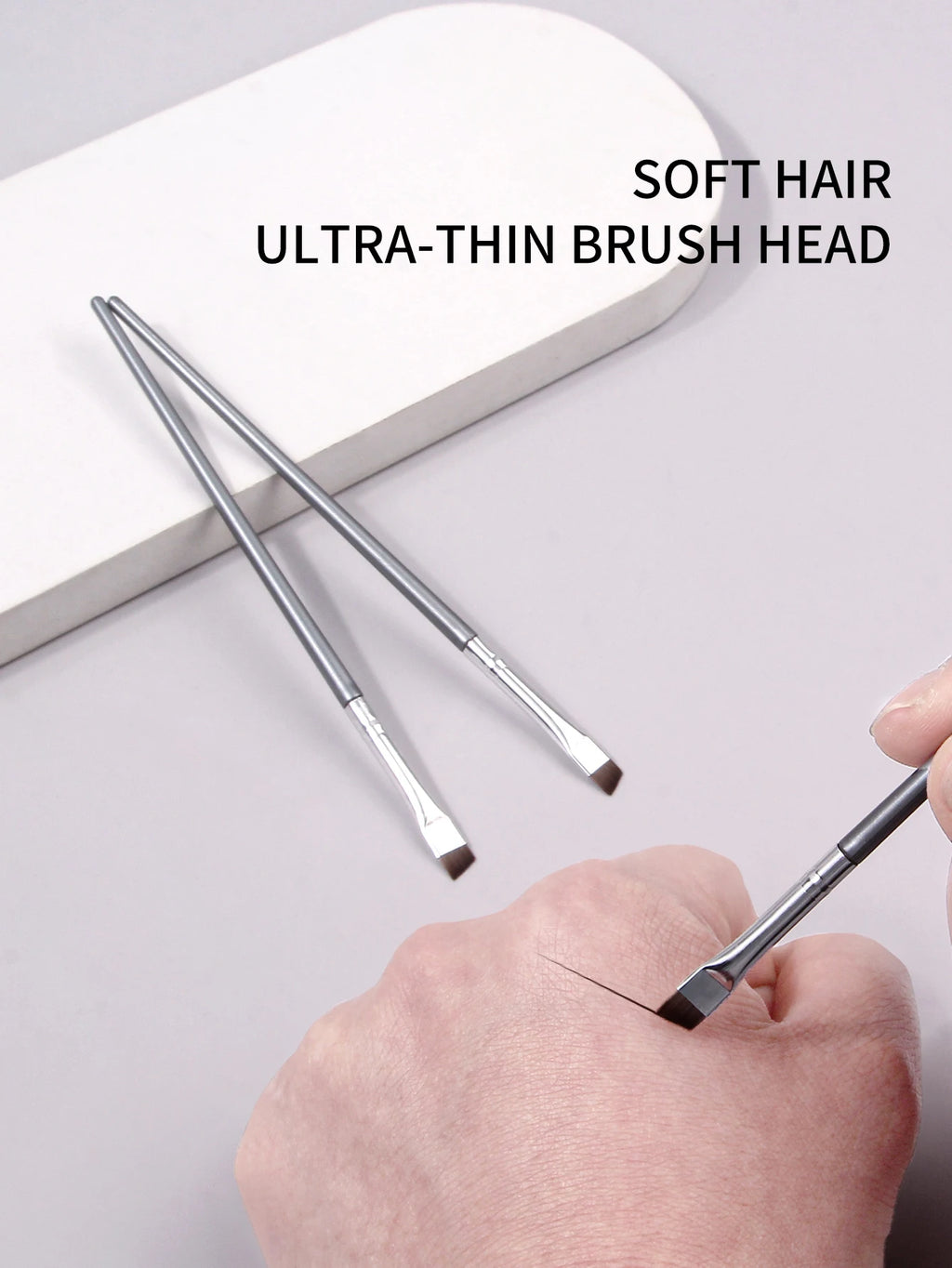 12-piece thin blade eyeliner and eyebrow brush set (photo 3 of 6)