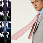 Three piece Wedding Tie Sets in various colors for stylish grooms and groomsmen