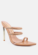Tickle Me Toe Ring Stiletto Sandals