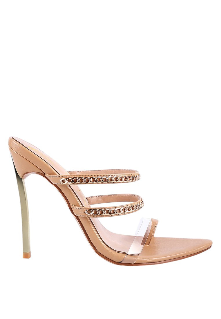 Tickle Me Toe Ring Stiletto Sandals