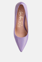 Tickles Italian Block Heel Pumps