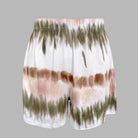 Women's tie-dye loungewear shorts, soft fabric for relaxation