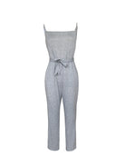 Women's Jumpsuits & Rompers Tied Spaghetti Strap Square Neck Jumpsuit