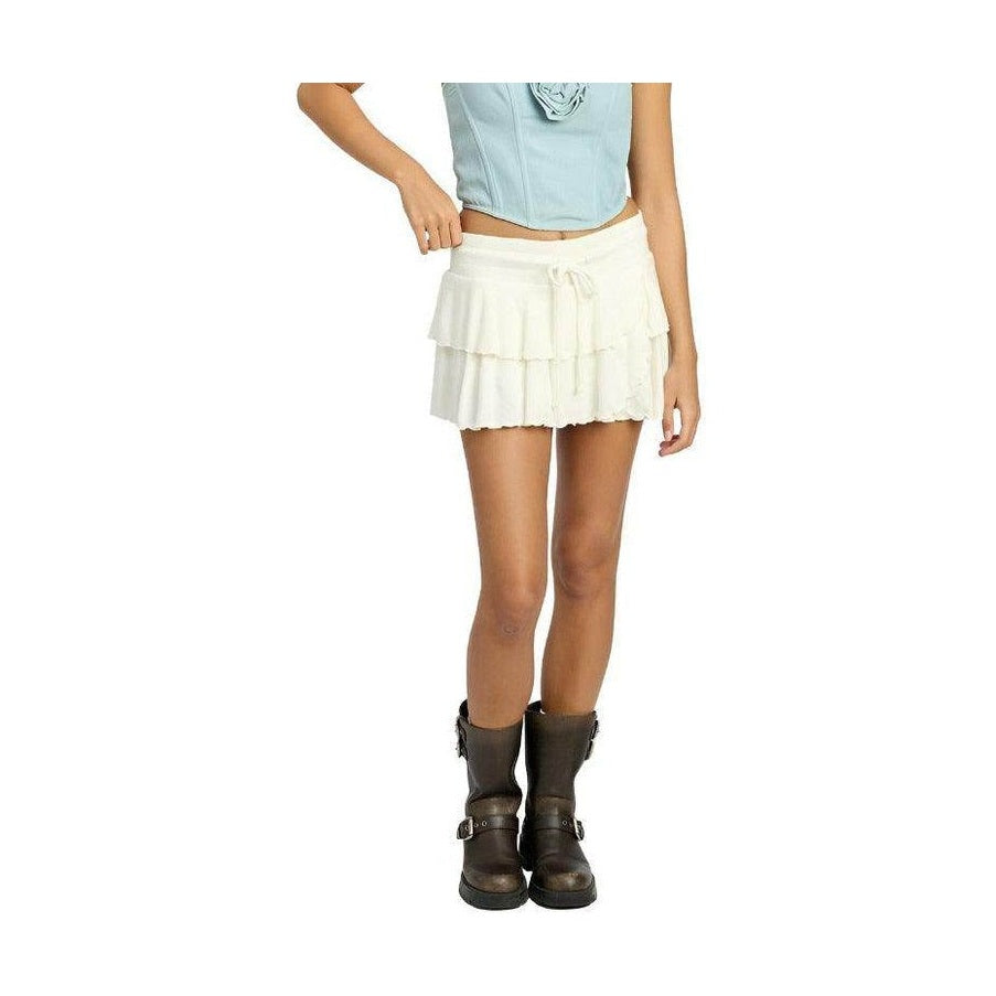 Tiered Ruffle Mini Skort - VacationGrabs