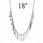 Women's Jewelry - Necklaces TK3499 - High polished (no plating) Stainless Steel Necklace with No Stone