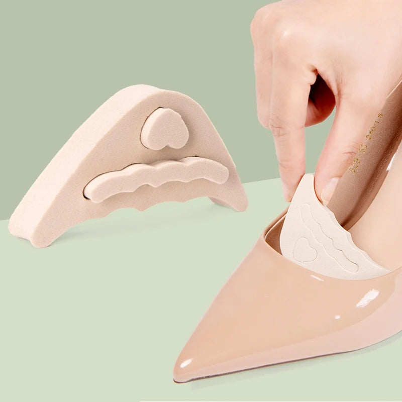 Toe plug soft half insoles for enhanced comfort in shoes
