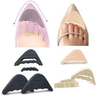 Toe plug soft half insoles for comfort and support in any footwear
