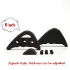 Black toe plug soft half insoles for adjustable comfort and support