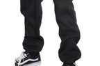 Men's activewear featuring black toggle sweats for men paired with stylish sneakers