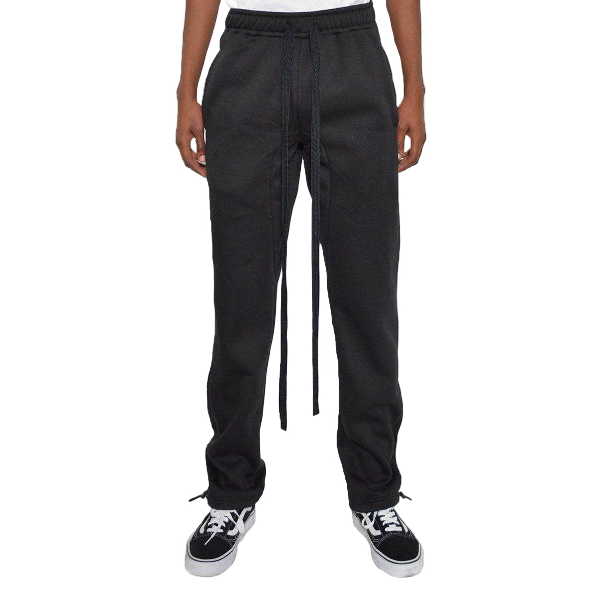 Men's VacationGrabs toggle sweats for men in black with adjustable drawstring waist for comfort