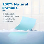 Toilet cleaning tablets, eco-friendly, biodegradable, septic-safe formula