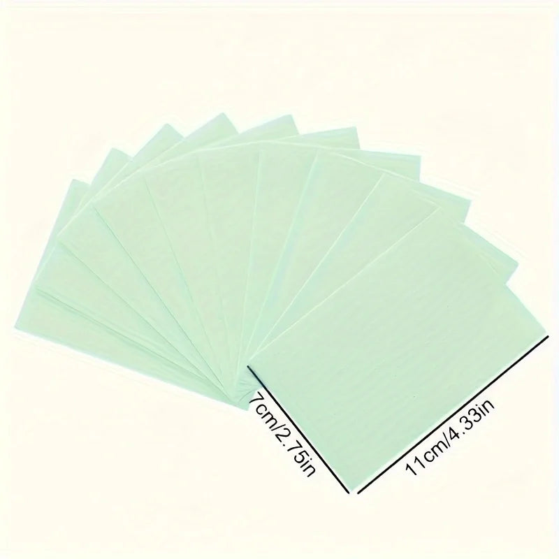 Toilet cleaning tablets in green packaging for effective bathroom sanitation
