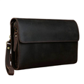 Top Grade Men's Genuine Leather Day Clutch | Crazy Horse