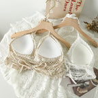 Women's crochet tank tops in beige and white, perfect for summer wear