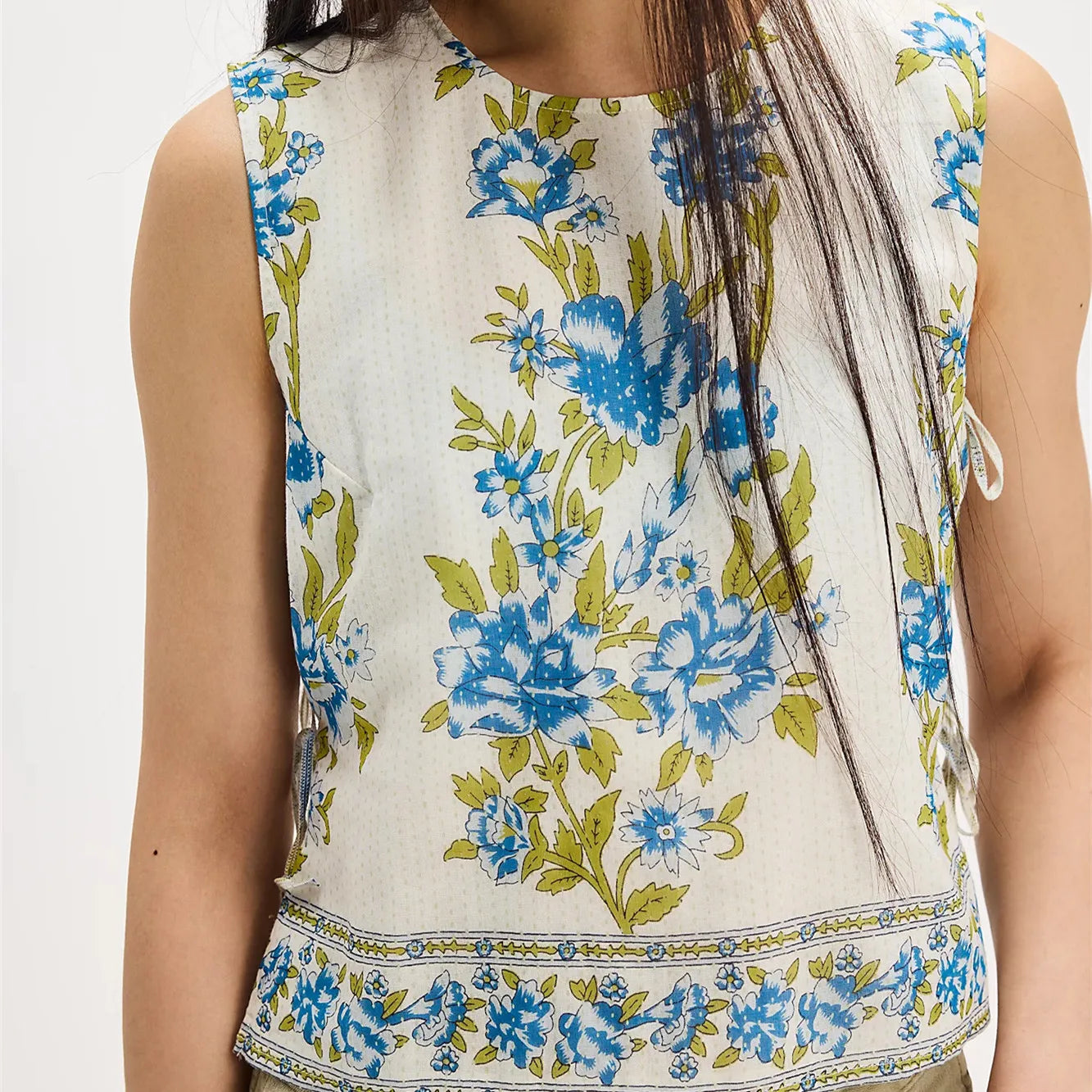 Women's floral tank top from VacationGrabs, perfect for summer outings