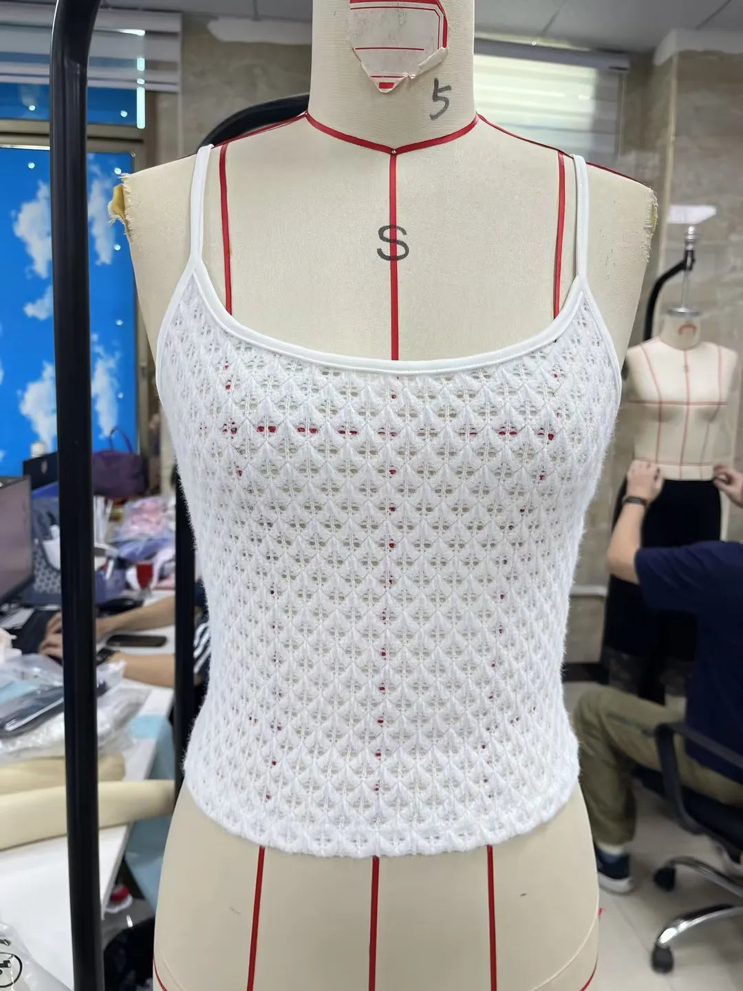 white crochet tank top perfect for summer wear