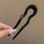 Tortoiseshell hair fork for women, stylish and functional hair accessory