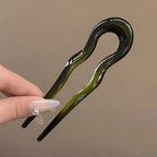 Tortoiseshell hair fork for women, stylish accessory for elegant hairstyles