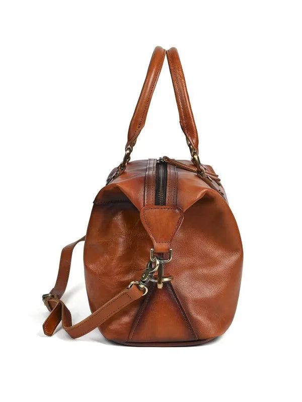 Brown leather tote women's purses, versatile for daily use