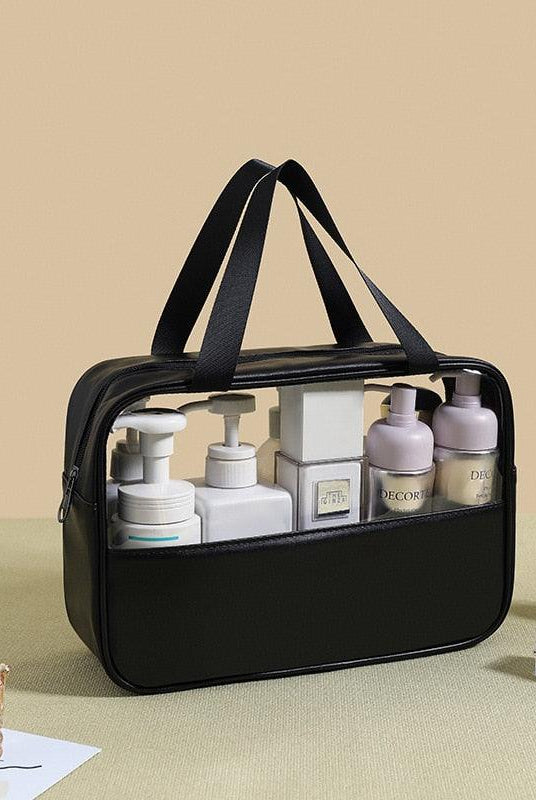 Travel Essentials - Toiletry Bags Transparent Make Up Bags Handheld Waterproof Large Capacity...