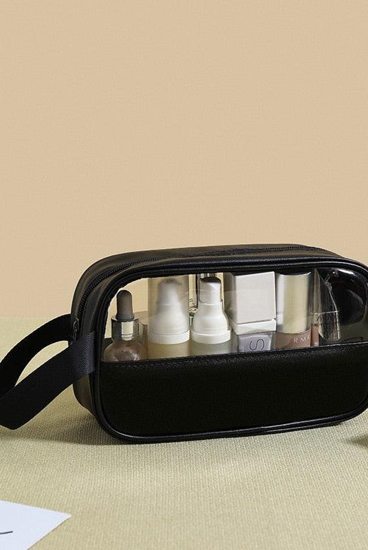 Travel Essentials - Toiletry Bags Transparent Make Up Bags Handheld Waterproof Large Capacity...