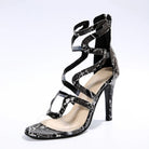 Women's Shoes - Heels Transparent Serpentine Open Toe High Heels Party Wedding Shoes