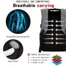 travel backpacking backpack with breathable material for comfortable carrying