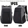 Gray travel backpacking backpack with multiple compartments for outdoor adventures