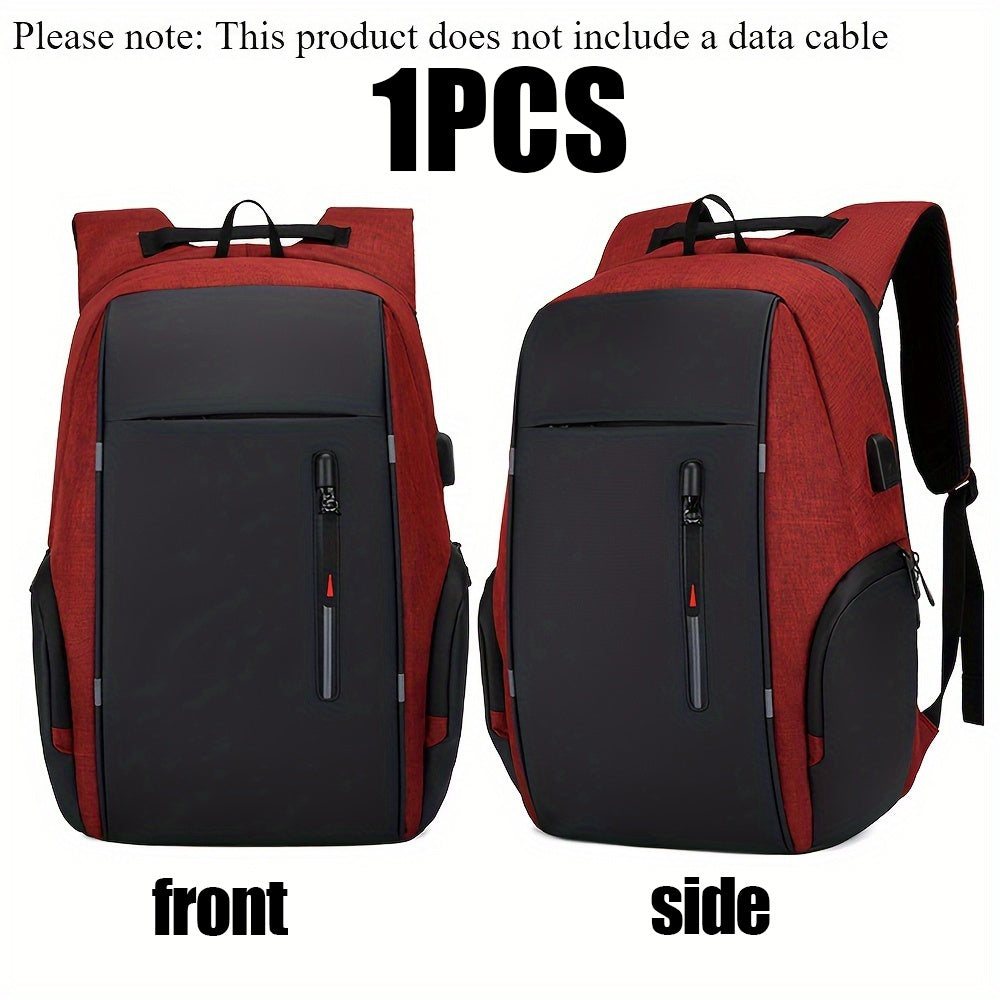 Red travel backpacking backpack with durable material for outdoor adventures