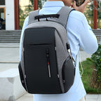 Gray travel backpacking backpack with ergonomic design for outdoor adventures