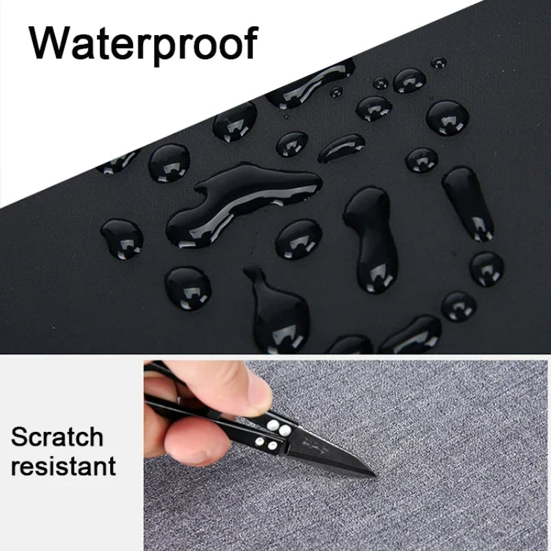 Waterproof travel backpacking backpack with scratch-resistant material