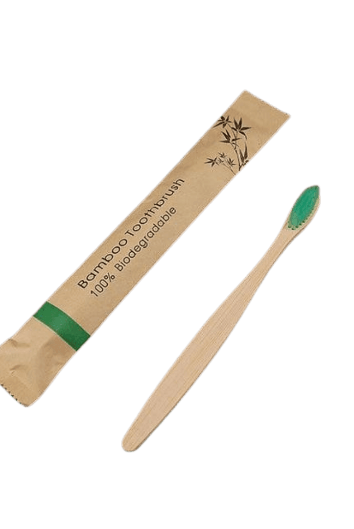 Travel Essentials - Toiletries Travel-Friendly Bamboo Toothbrushes Biodegradable Disposable...