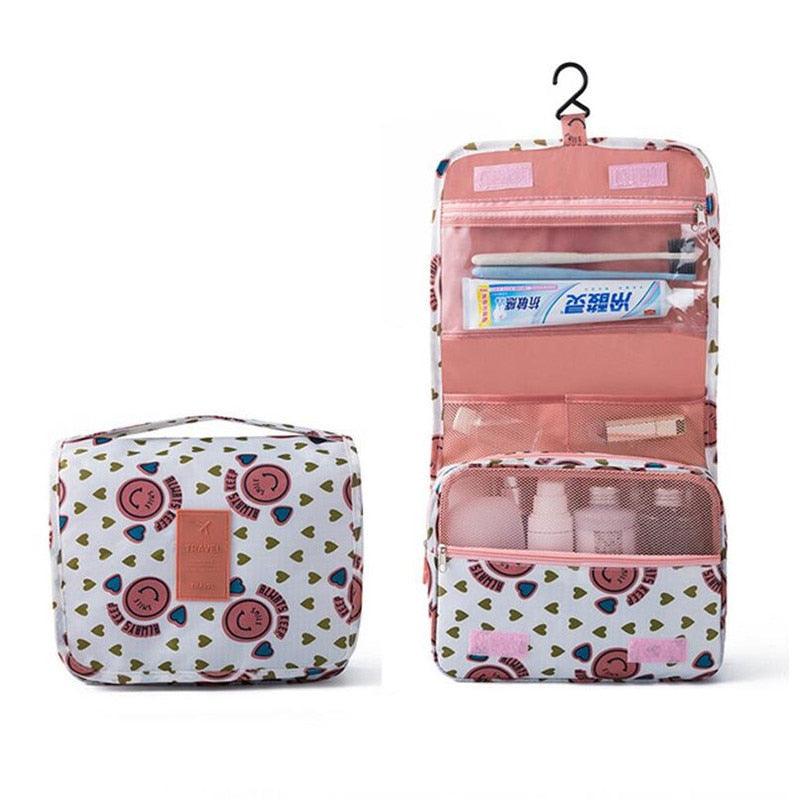 Travel Essentials - Toiletry Bags Travel Hook Cosmetic Bag Hanging Waterproof Makeup Travel Bag