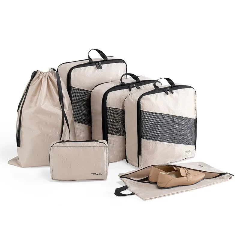 set of 6 thick travel packing cube organizers (photo 7 of 7)