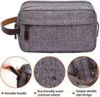 large-capacity divided travel toiletry organizer bag (photo 1 of 9)