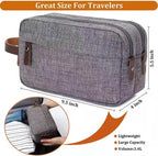 large-capacity divided travel toiletry organizer bag (photo 2 of 9)