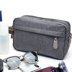 large-capacity divided travel toiletry organizer bag (photo 6 of 9)
