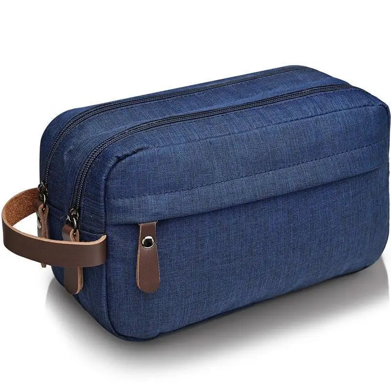 large-capacity divided travel toiletry organizer bag (photo 7 of 9)