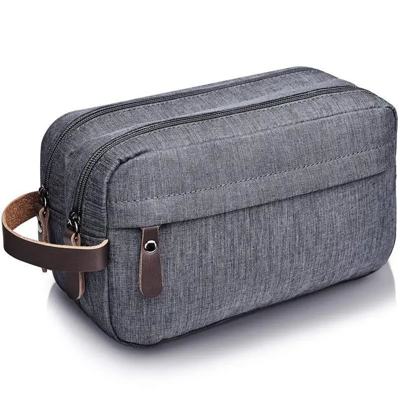 large-capacity divided travel toiletry organizer bag (photo 8 of 9)